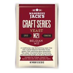 830121 - Mangrove Jacks M21 Belgian Wit Dry Yeast - 10g