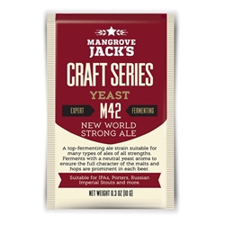 830142 - Mangrove Jacks M42 New World Strong Ale Dry Yeast - 10g