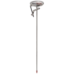 840815 - Brewpot Stem Thermometer - 12" with clip
