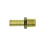 840865 - Hose Barb - 3/8" MPT to 1/2" barb - Brass