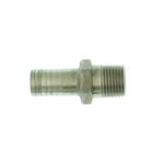 840875 - Hose Barb - 3/8" MPT to 1/2" barb - Stainless