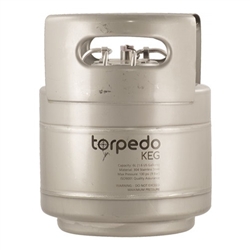 843313 - 1.5 Gallon Ball-Lock Keg - Torpedo Slim-Line