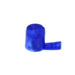 843369 - Ball-lock post cap - Blue/Gas - 25-pack