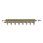 843678 - 8-way Gas Distributor - 3/8" barbs