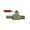 843684 - Gas Shut-off valve - 1/4" NPT x 3/8" Hose Barb with check valve