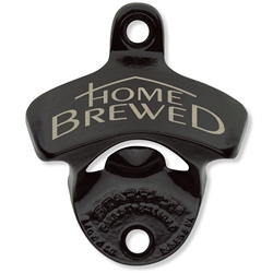 863618 - Bottle Opener - Home Brewed - Black - Wall Mount